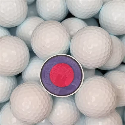 Pronađi sličnu ikonu Veleprodaja Custom Logo Lopta za golf 42 mm Dvoslojna vježba za trening Eksplodirajuća loptica za golf za sportske aktivnosti