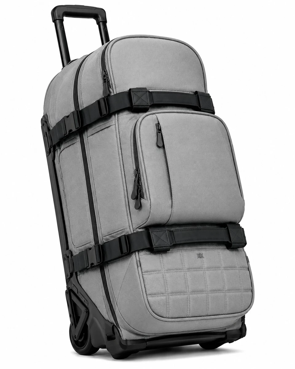 Titanium Silver Travel Roller Duffel