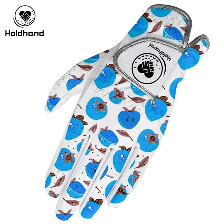 Custom Logo Golf Gloves Men Handed Golfers Golfing Gloves Cabretta Leather Custom Design Print For Glove