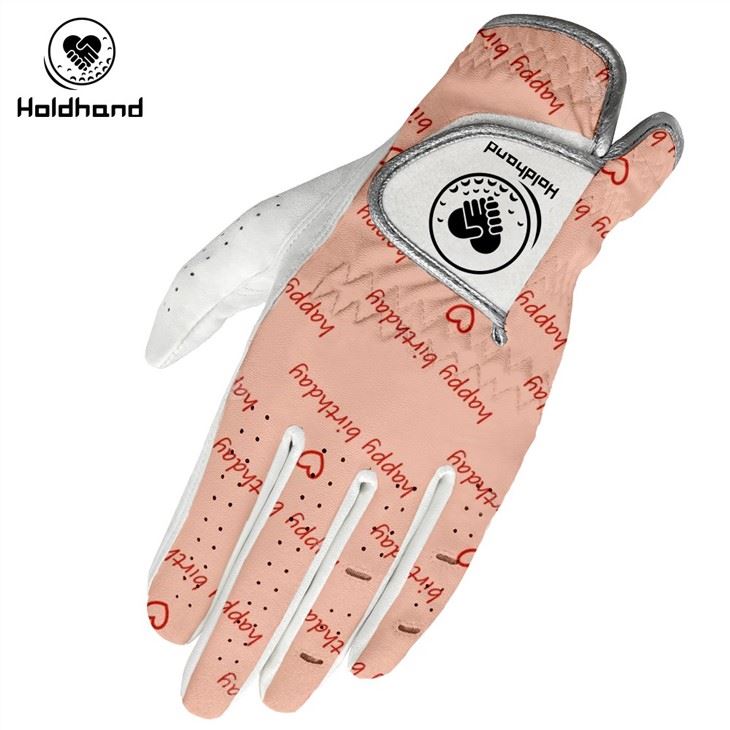 Golf Gloves New Design Breathable Soft Microfiber Cloth Golf Glove Full Cabretta Leather